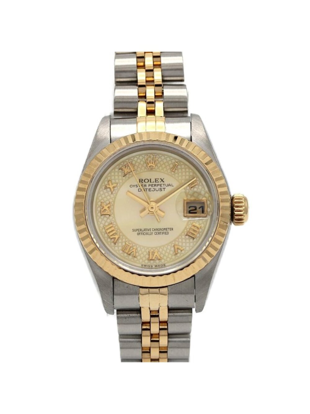 Rolex Datejust Stainless Steel Yellow Gold Automatic